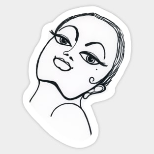 Femme (cut-out) Sticker